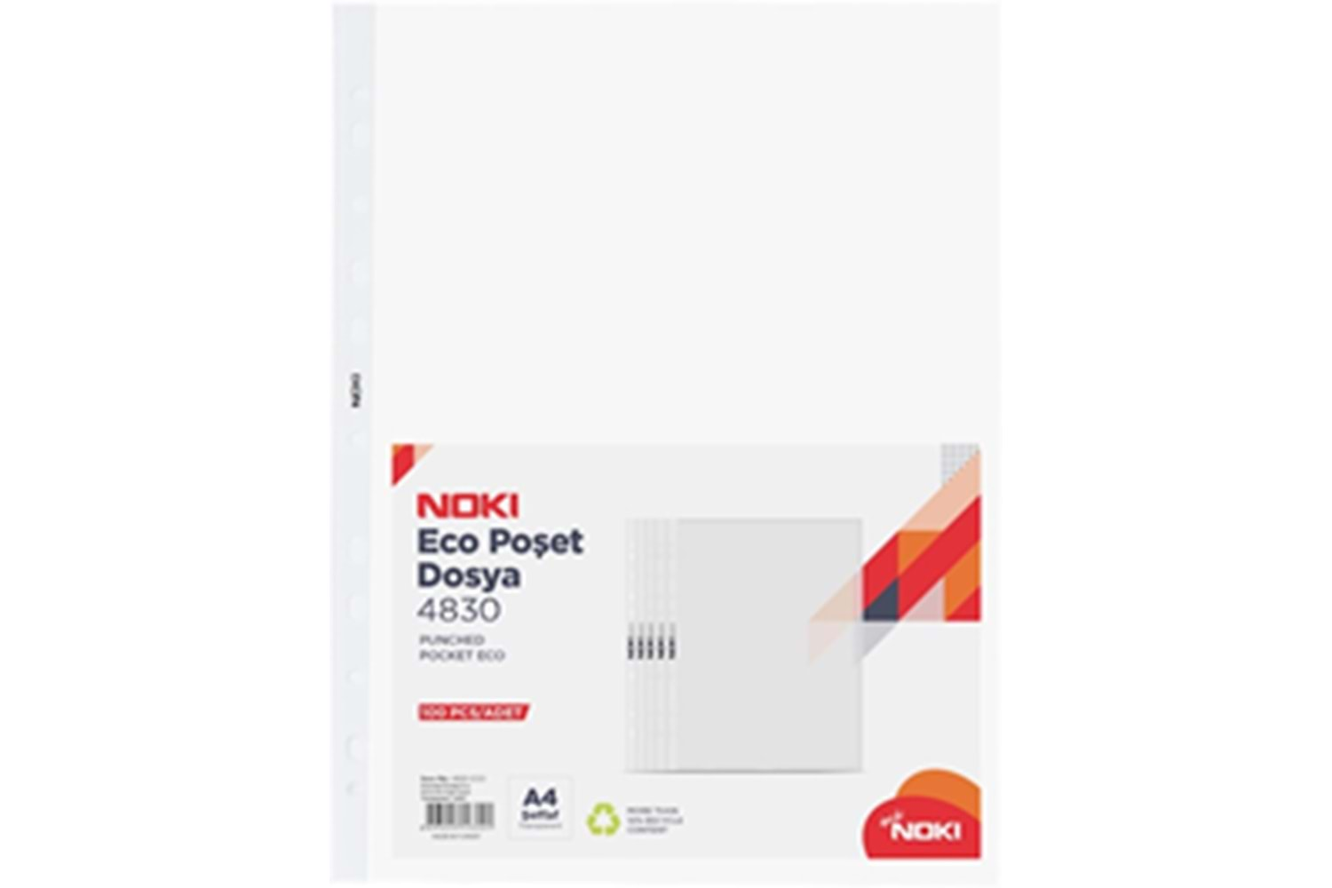 NOKİ POŞET DOSYA ECO 100'LÜ 4830