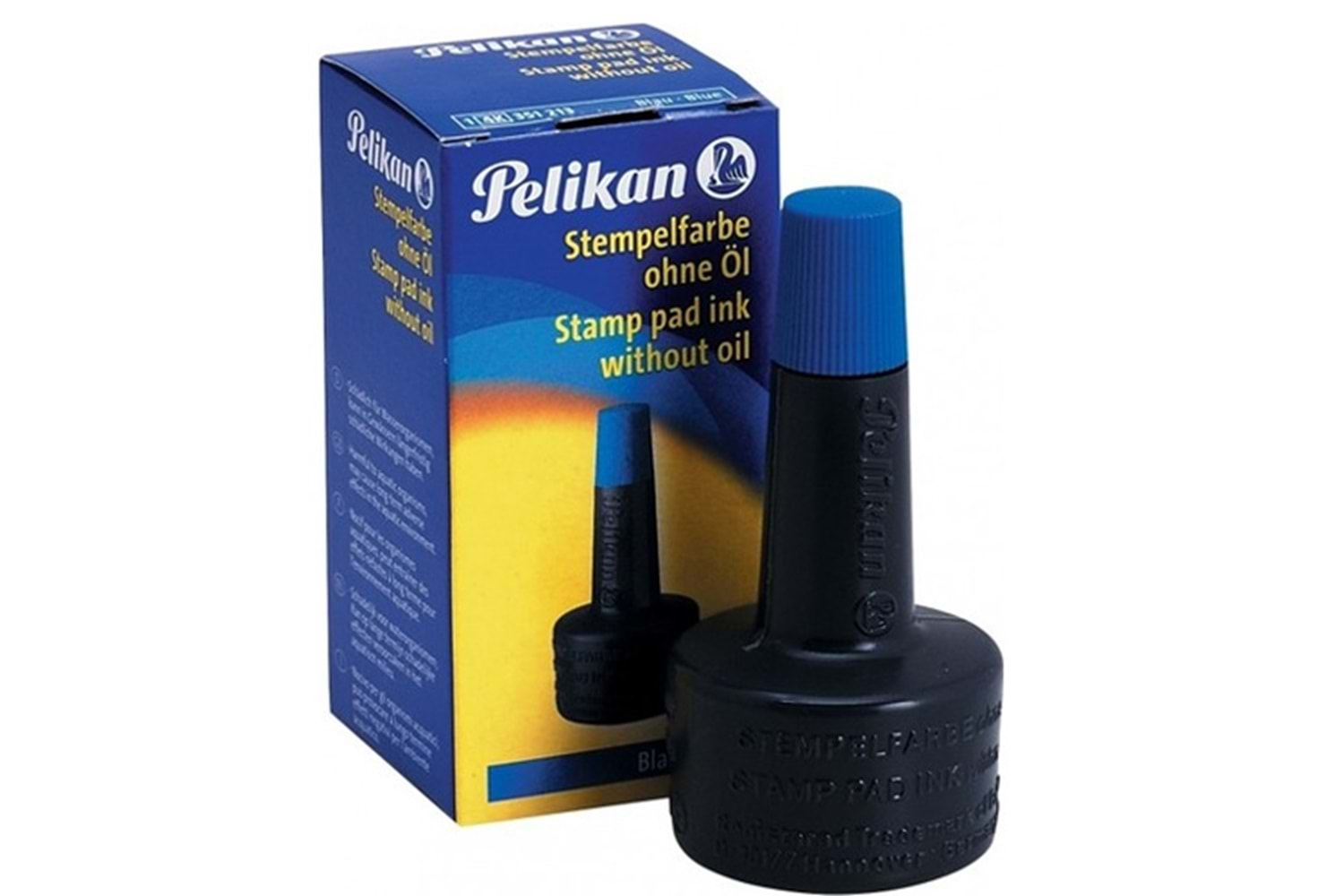 PELİKAN ISTAMPA MÜREKKEBİ 30CC MAVİ