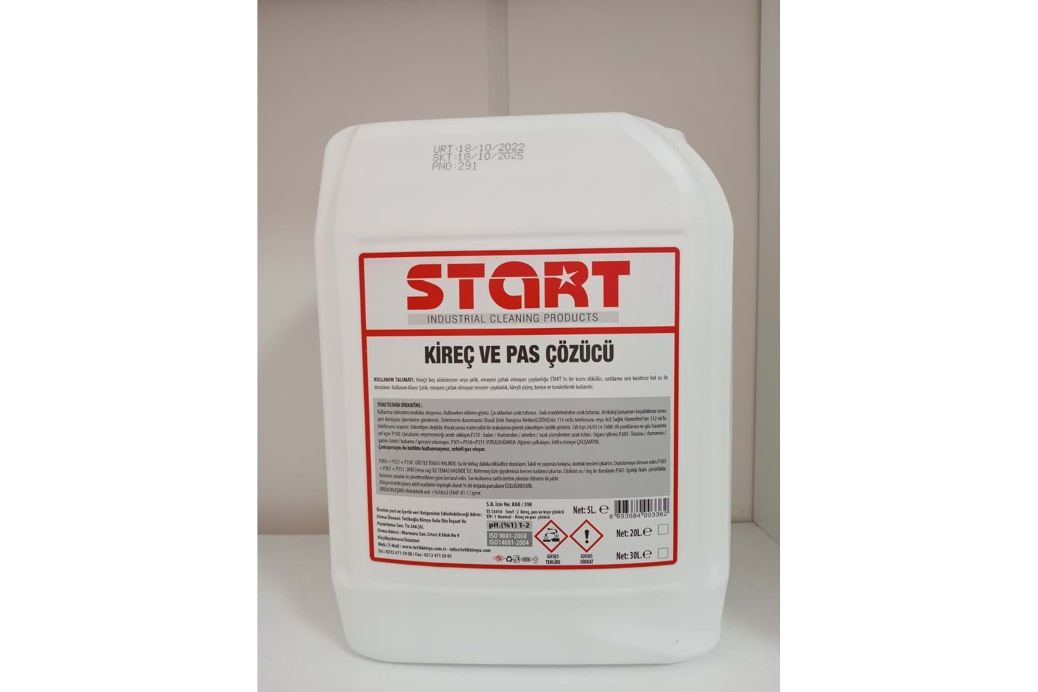 START PAS VE KİREÇ SÖKÜCÜ 5 KG