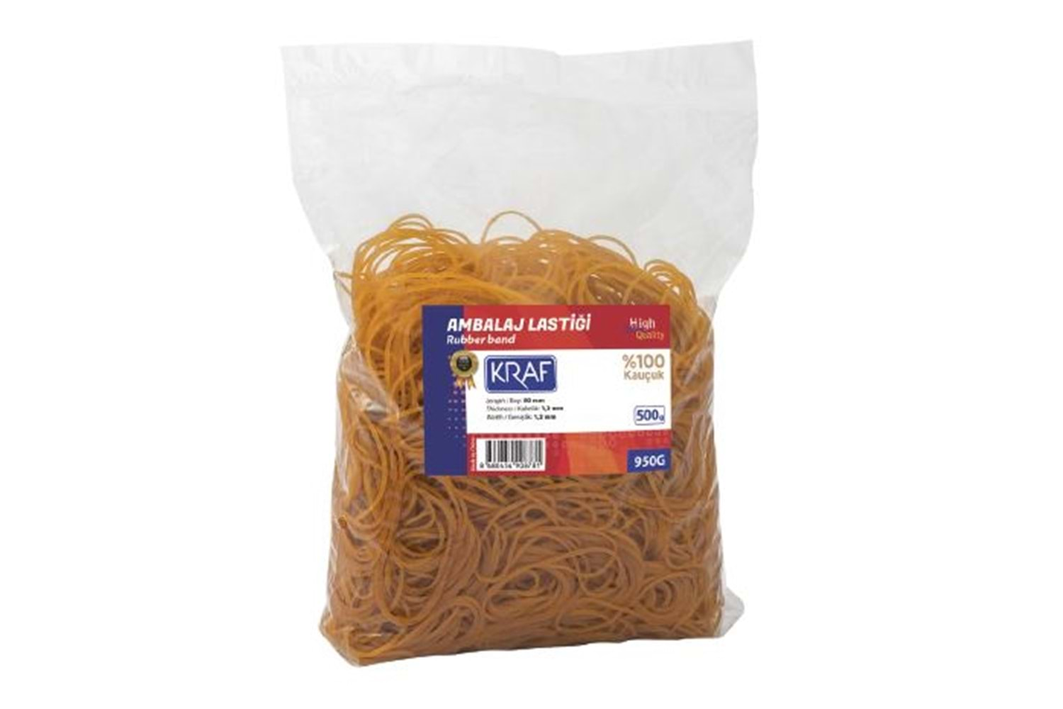 KRAF AMBALAJ LASTİĞİ %100 KAUÇUK 500g