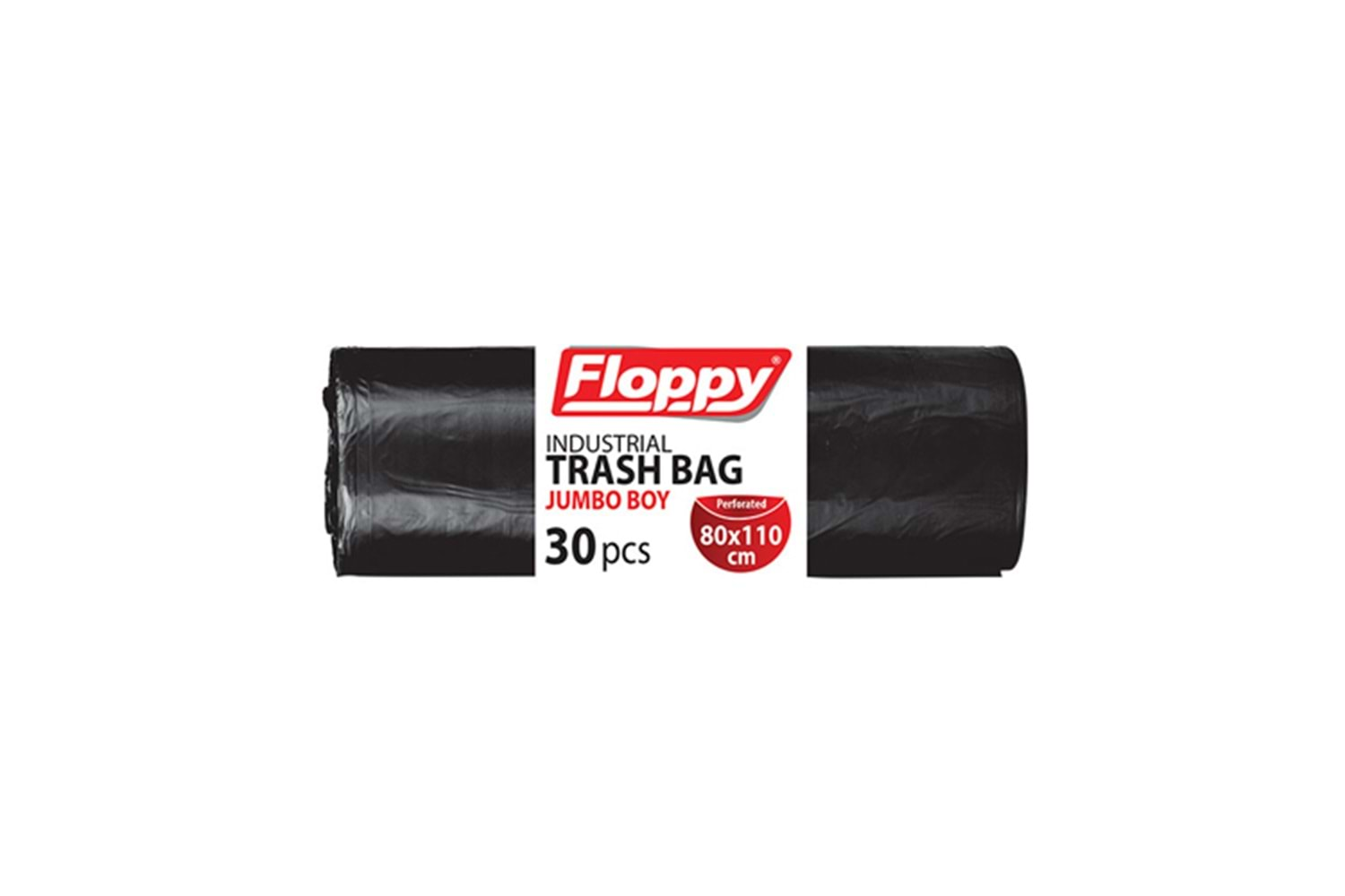 FLOPPY END. ÇÖP TORBASI 80X110 JUMBO 400 GR - SİYAH