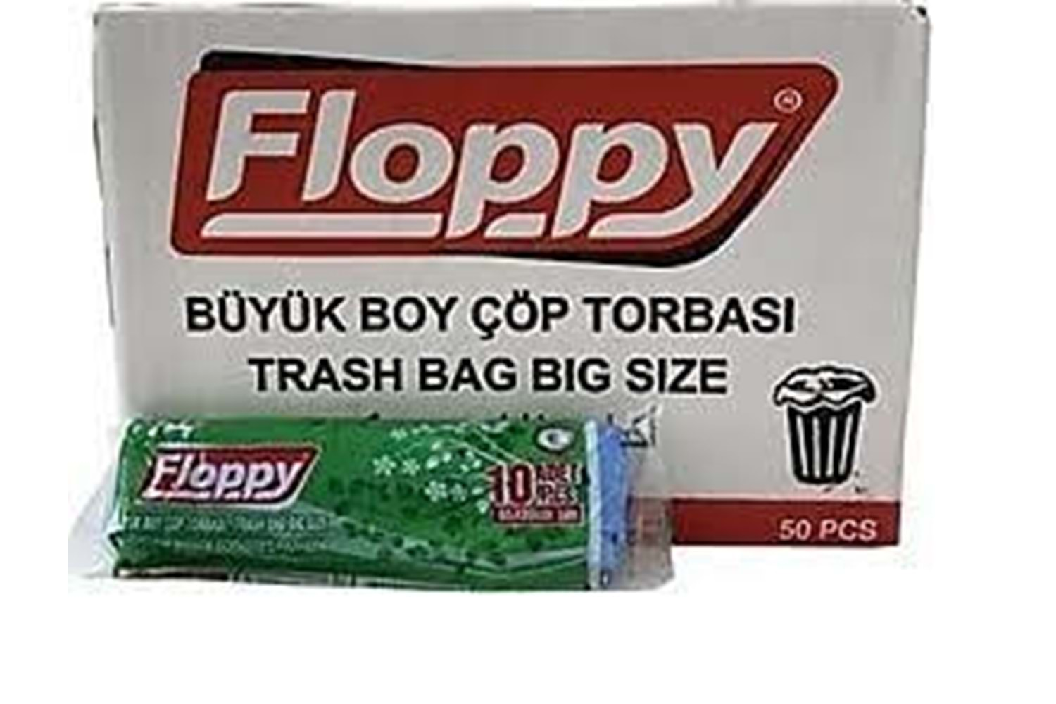 FLOPPY END. ÇÖP TORBASI 65X80 BÜYÜK BOY - SİYAH