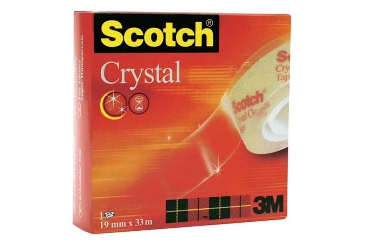 SCOTCH KRİSTRAL BANT 19 MM x 33 M