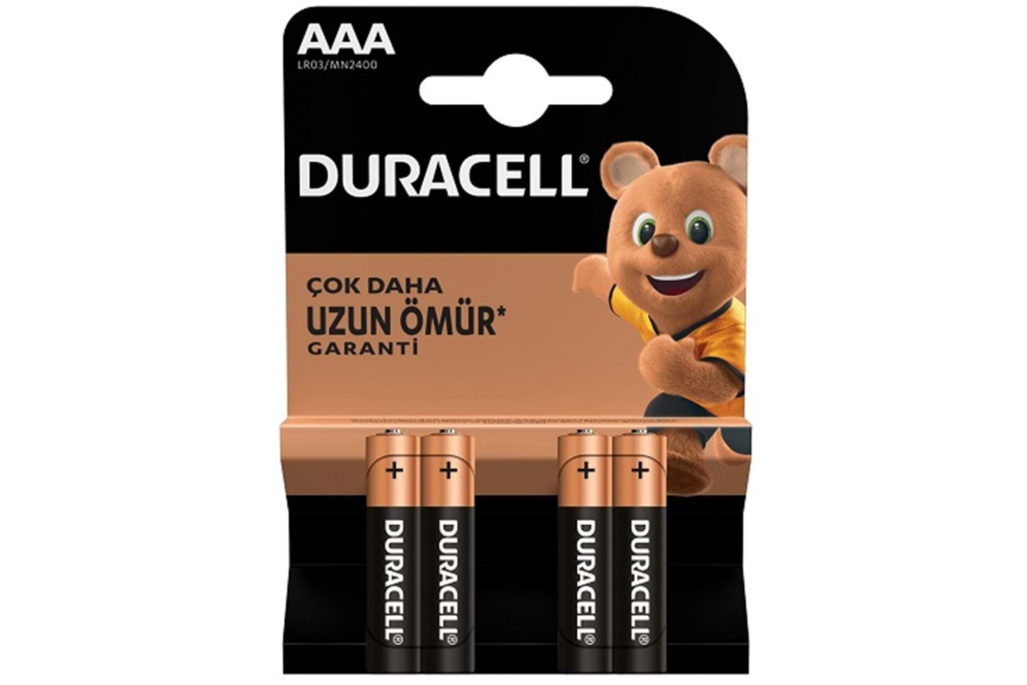 DURACELL İNCE KALEM PİL AAA 4'LÜ PAKET