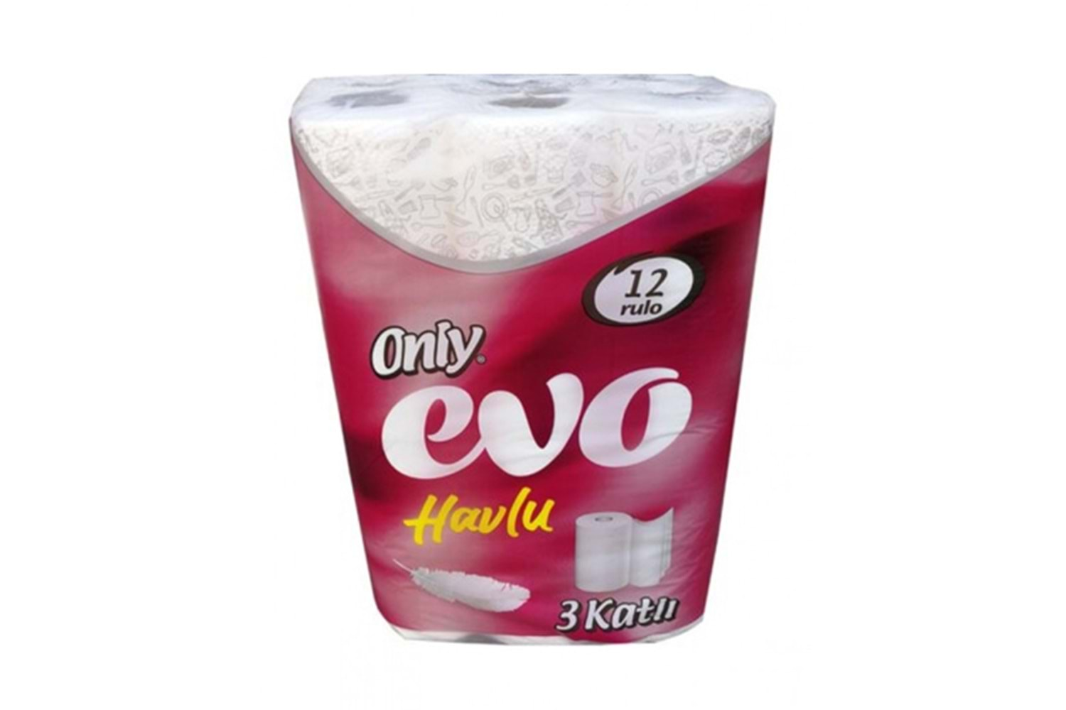 ONLY EVO 3 KATLI KAĞIT HAVLU 12x2