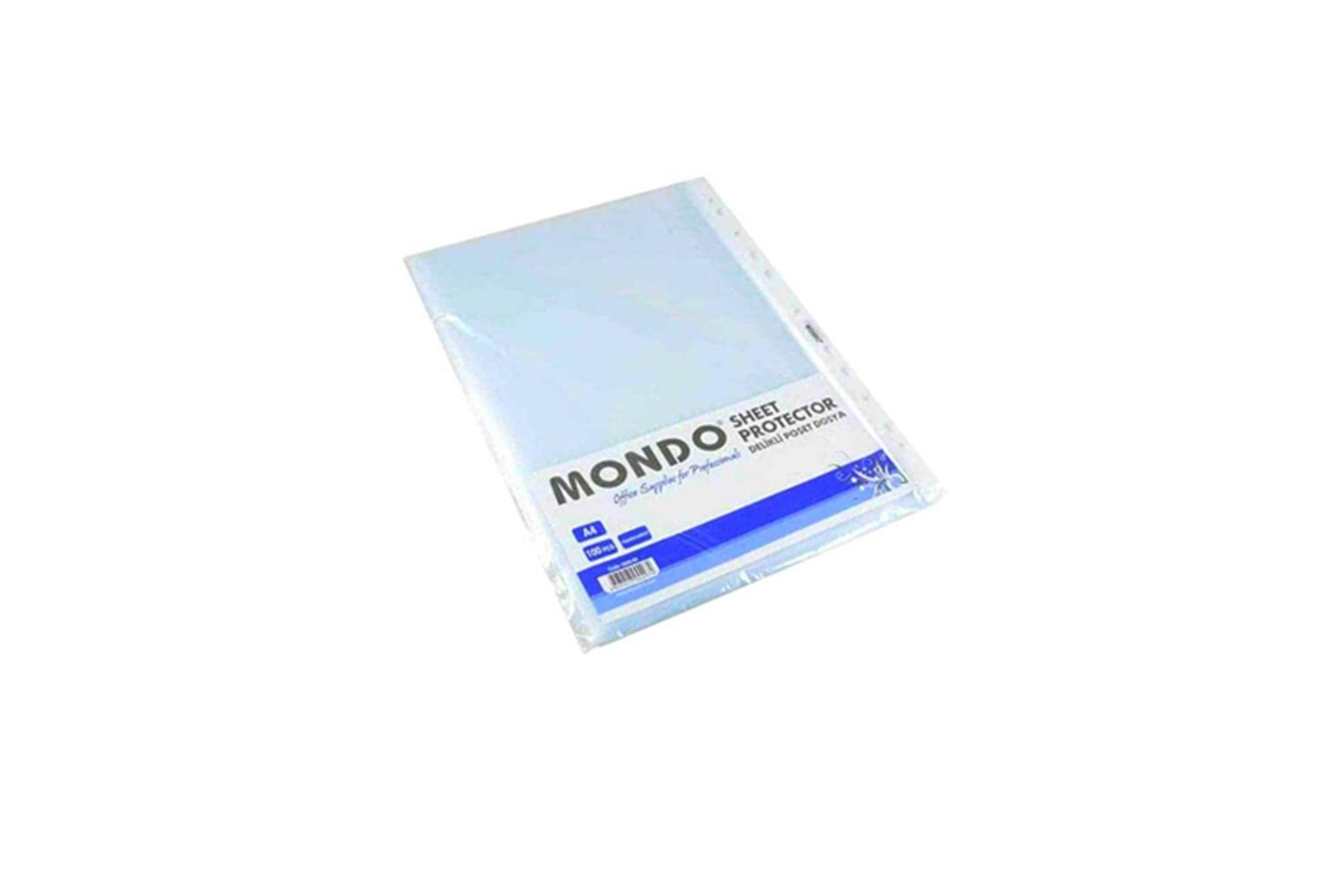 MONDO DELİKLİ POŞET DOSYA A4 100LÜ EKONOMİK