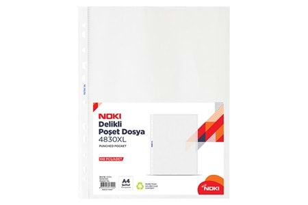 NOKİ POŞET DOSYA XL 100'LÜ 4830XL