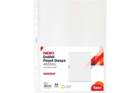 NOKİ POŞET DOSYA XL 100'LÜ 4830XL