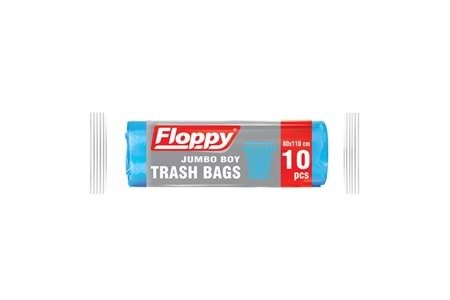 FLOPPY END. ÇÖP TORBASI 80X110 JUMBO 400 GR - MAVİ