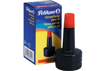 PELİKAN ISTAMPA MÜREKKEBİ 30CC KIRMIZI