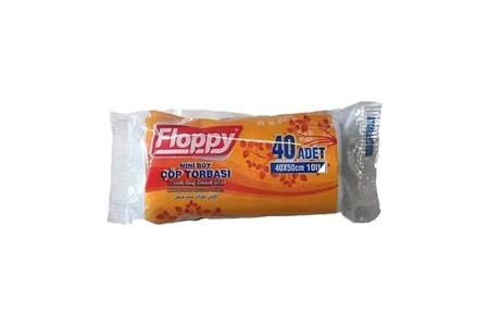 FLOPPY 40X47 MİNİ ÇÖP POŞETİ ŞEFFAF