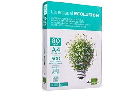 LİDERPAPEL ECOLUTİON A4 KAĞIDI 80g/m² 500 SAYFA