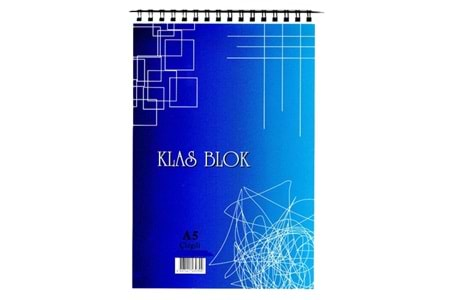 KLAS BLOKNOT A5 SPİRALLİ 40YP ÇİZGİLİ