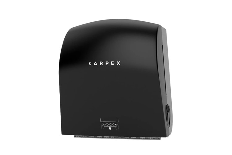 CARPEX OPTİMA MANUEL AUTOCUT KAĞIT DİSPENSERİ - SİYAH