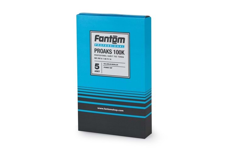 FANTOM PROFESYONEL PROAKS 100K TOZ TORBA 5 Lİ