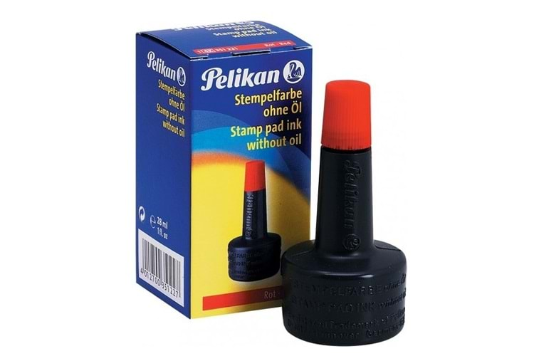 PELİKAN ISTAMPA MÜREKKEBİ 30CC KIRMIZI