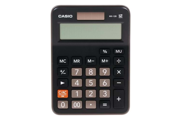 CASIO HESAP MAKİNESİ MASAÜSTÜ 12 HANE MX-12B-BK