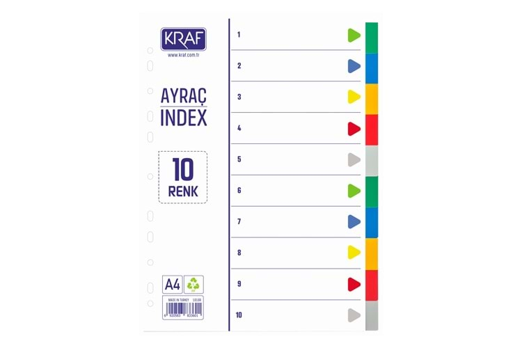 KRAF SEPARATÖR 10 RENK AYRAÇ