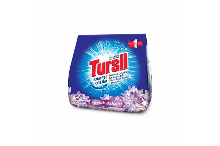 TURSİL MATİK TOZ ÇAMAŞIR DETERJANI 1.5 KG