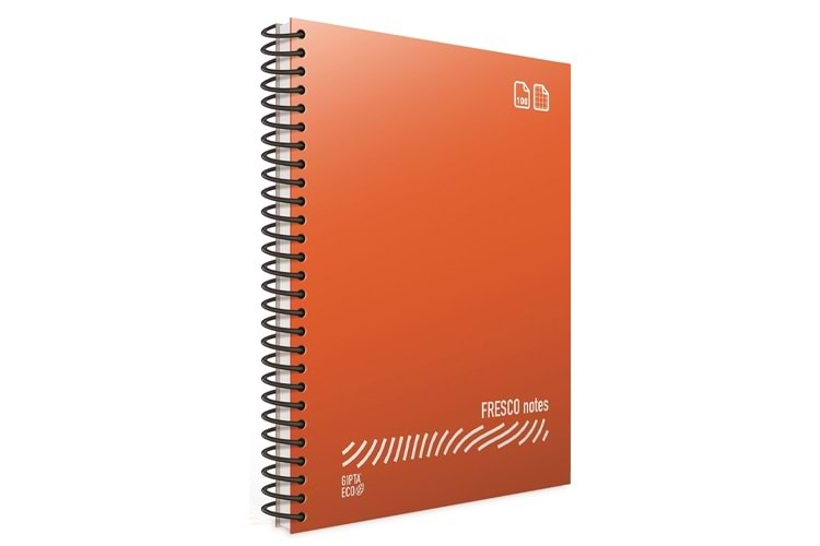 GIPTA DEFTER EKO FRESCO A4 SPİRALLİ 120 YP. KARELİ 4939